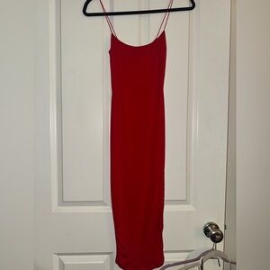 Naked Wardrobe Bodycon Red Dress